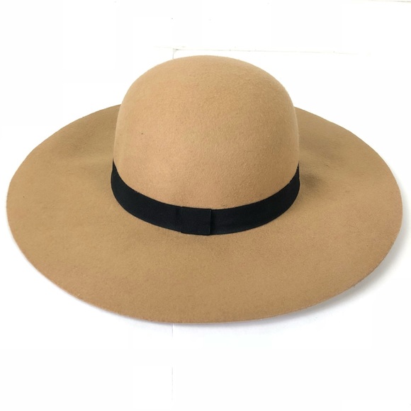 Forever 21 Camel Wool Floppy Hat M/L - Picture 2 of 5